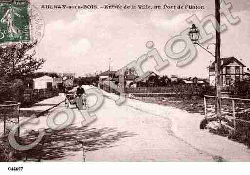 Ville de AULNAYSOUSBOIS Carte postale ancienne Ville de AULNAYSOUSBOIS Carte postale ancienne