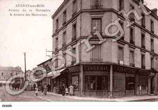 Ville de AULNAYSOUSBOIS Carte postale ancienne