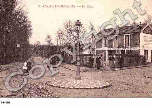 Ville de AULNAYSOUSBOIS Carte postale ancienne