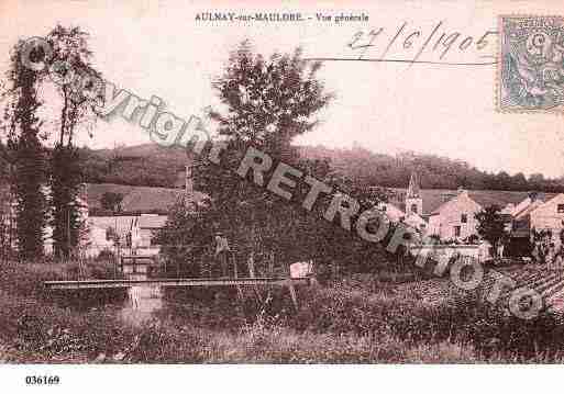 Ville de AULNAYSURMAULDRE Carte postale ancienne Ville de AULNAYSURMAULDRE Carte postale ancienne