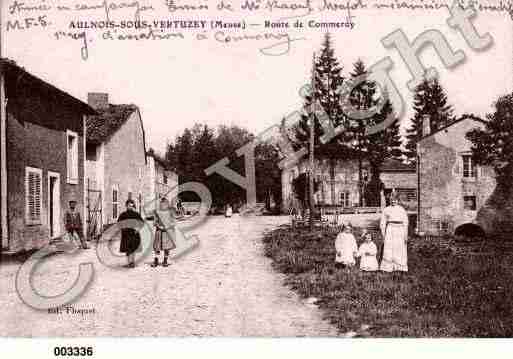 Ville de AULNOISSOUSVERTUZEY Carte postale ancienne