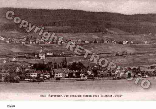 Ville de AUVERNIER Carte postale ancienne Ville de AUVERNIER Carte postale ancienne