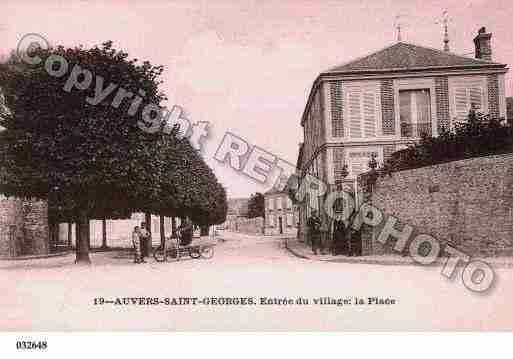 Ville de AUVERSSAINTGEORGES Carte postale ancienne