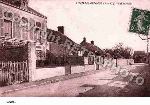 Ville de AUVERSSAINTGEORGES Carte postale ancienne