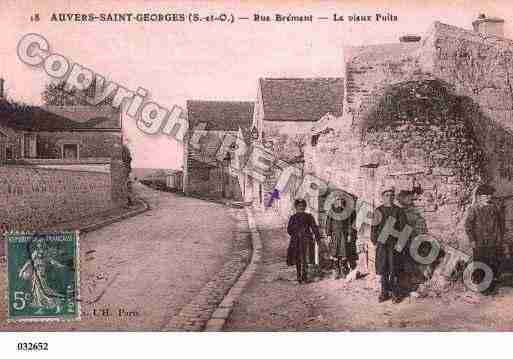 Ville de AUVERSSAINTGEORGES Carte postale ancienne