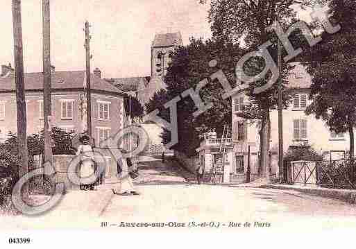 Ville de AUVERSSUROISE Carte postale ancienne