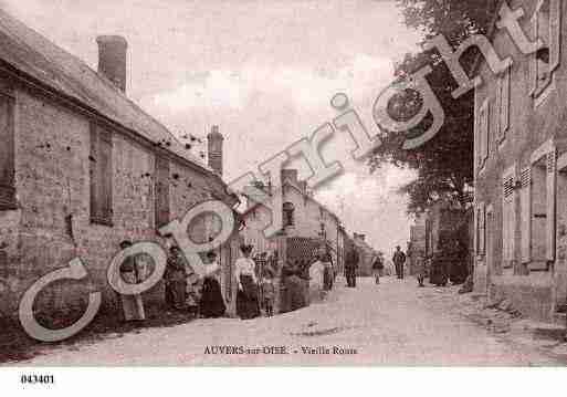 Ville de AUVERSSUROISE Carte postale ancienne