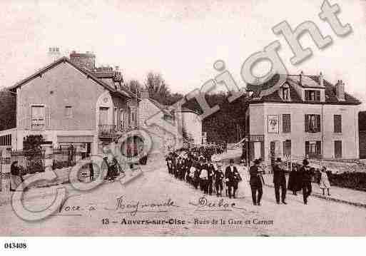 Ville de AUVERSSUROISE Carte postale ancienne