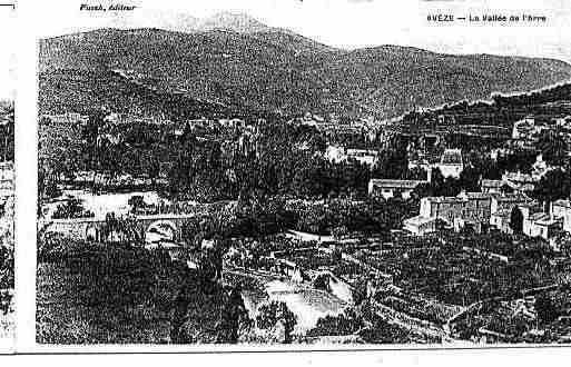 Ville de AVEZE Carte postale ancienne