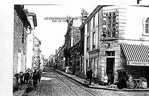 Ville de AY Carte postale ancienne