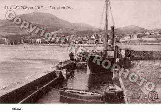 Ville de BANYULSSURMER Carte postale ancienne Ville de BANYULSSURMER Carte postale ancienne