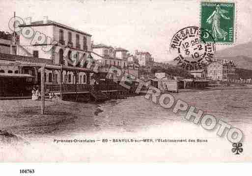 Ville de BANYULSSURMER Carte postale ancienne