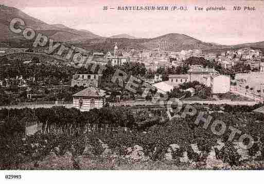 Ville de BANYULSSURMER Carte postale ancienne