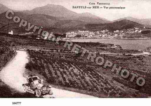 Ville de BANYULSSURMER Carte postale ancienne