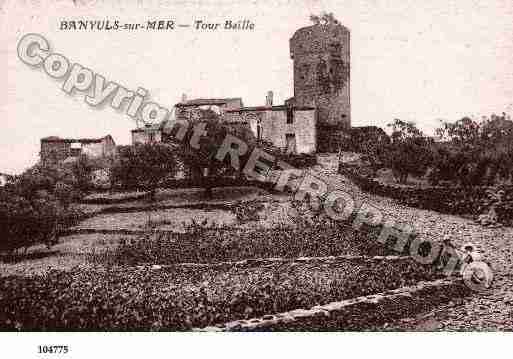 Ville de BANYULSSURMER Carte postale ancienne