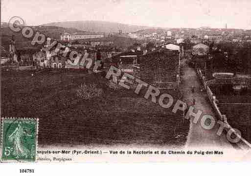 Ville de BANYULSSURMER Carte postale ancienne