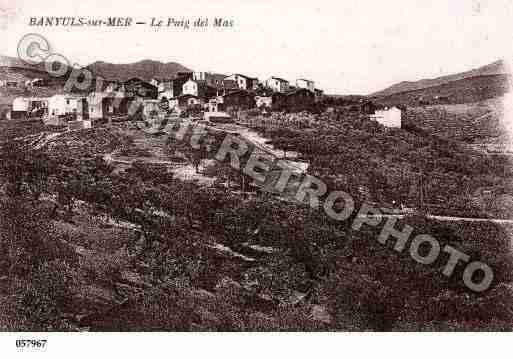 Ville de BANYULSSURMER Carte postale ancienne Ville de BANYULSSURMER Carte postale ancienne