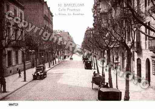Ville de BARCELONA Carte postale ancienne