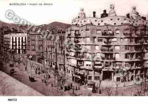 Ville de BARCELONA Carte postale ancienne