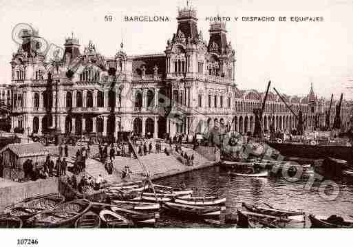 Ville de BARCELONA Carte postale ancienne Ville de BARCELONA Carte postale ancienne