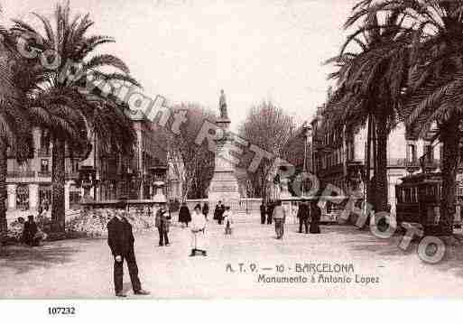 Ville de BARCELONA Carte postale ancienne Ville de BARCELONA Carte postale ancienne