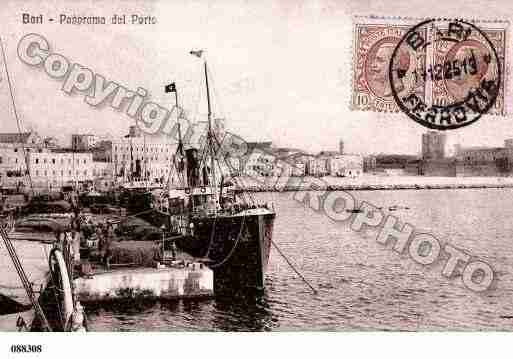 Ville de BARI Carte postale ancienne
