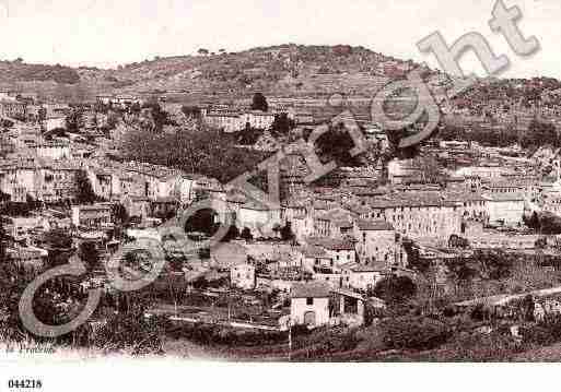 Ville de BARJOLS Carte postale ancienne