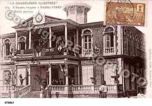 Ville de BASSETERRE Carte postale ancienne  Ville de BASSETERRE Carte postale ancienne