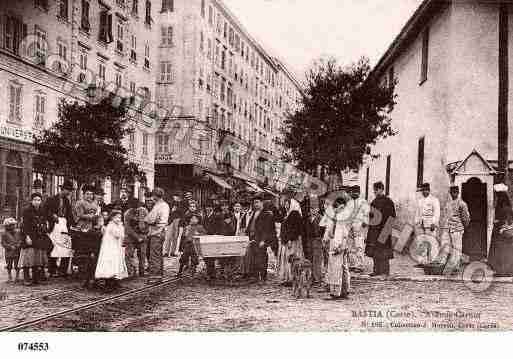 Ville de BASTIA Carte postale ancienne Ville de BASTIA Carte postale ancienne