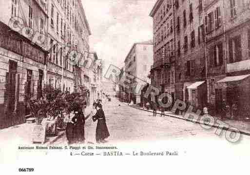 Ville de BASTIA Carte postale ancienne