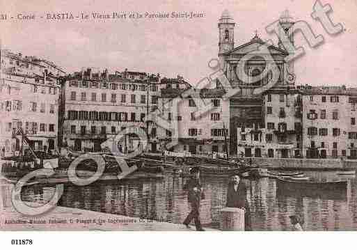 Ville de BASTIA Carte postale ancienne