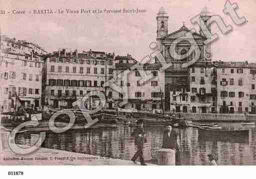 Ville de BASTIA Carte postale ancienne Ville de BASTIA Carte postale ancienne