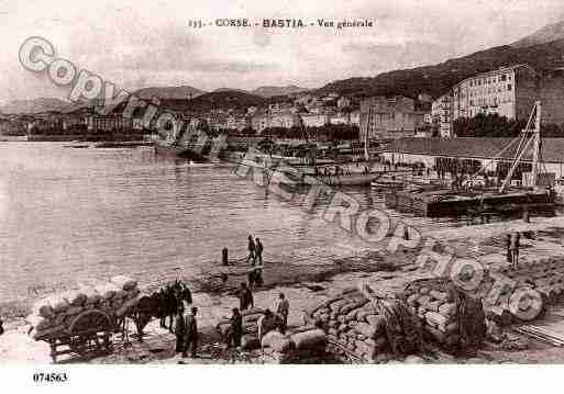 Ville de BASTIA Carte postale ancienne