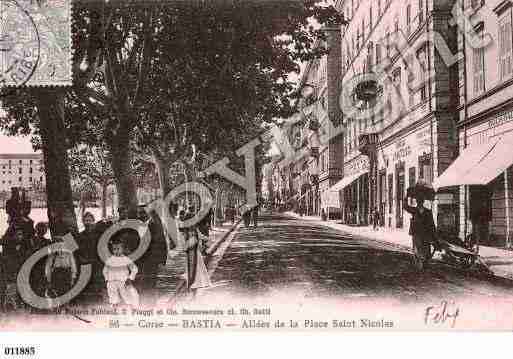 Ville de BASTIA Carte postale ancienne