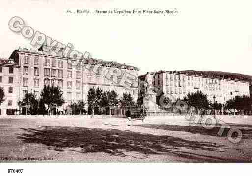 Ville de BASTIA Carte postale ancienne