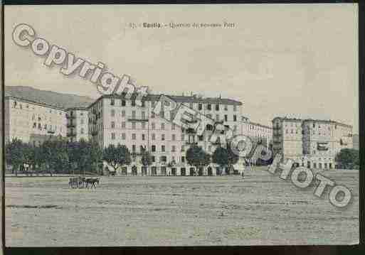 Ville de BASTIA Carte postale ancienne