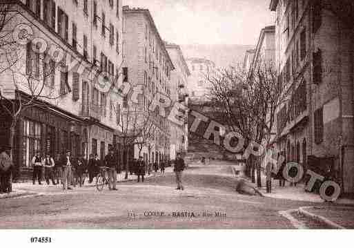 Ville de BASTIA Carte postale ancienne