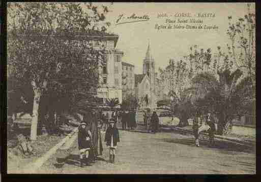 Ville de BASTIA Carte postale ancienne Ville de BASTIA Carte postale ancienne