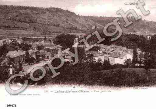 Ville de BASTIDESURL\'HERS(LA) Carte postale ancienne