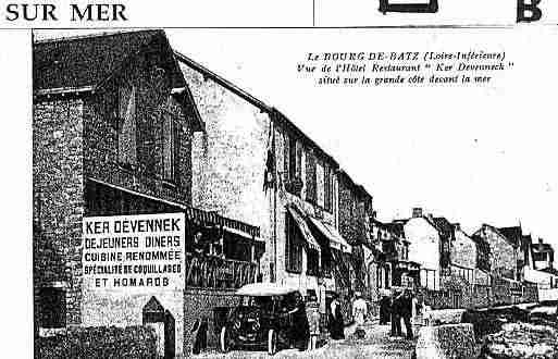 Ville de BATZSURMER Carte postale ancienne