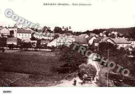 Ville de BAVANS Carte postale ancienne