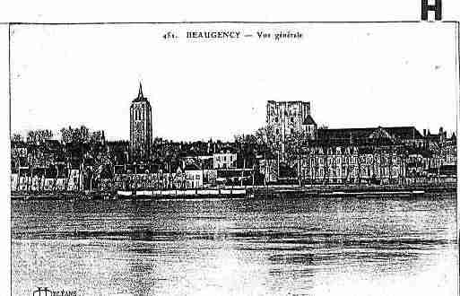 Ville de BEAUGENCY Carte postale ancienne