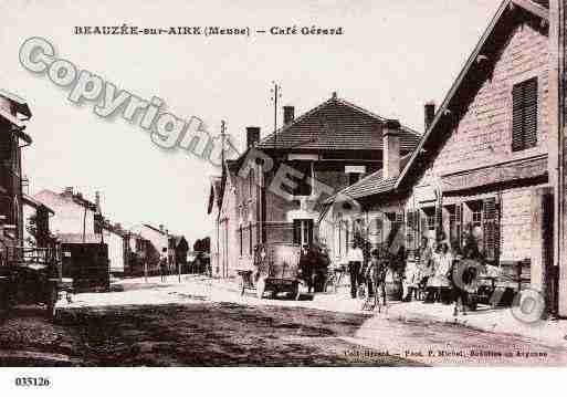 Ville de BEAUZEESURAIRE Carte postale ancienne