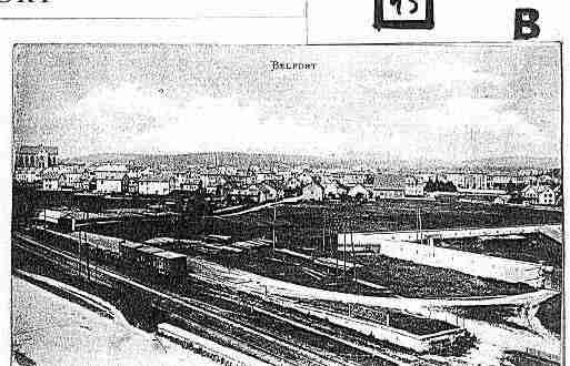Ville de BELFORT Carte postale ancienne Ville de BELFORT Carte postale ancienne