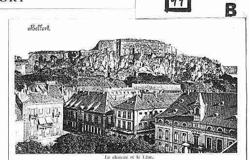Ville de BELFORT Carte postale ancienne Ville de BELFORT Carte postale ancienne