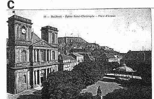 Ville de BELFORT Carte postale ancienne Ville de BELFORT Carte postale ancienne