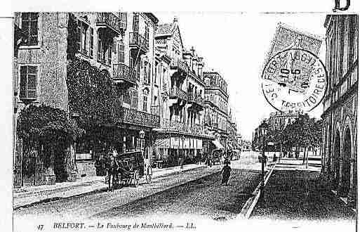 Ville de BELFORT Carte postale ancienne Ville de BELFORT Carte postale ancienne