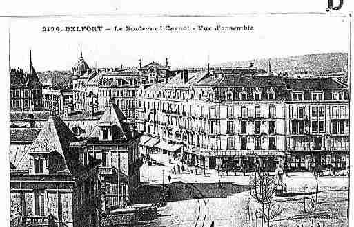 Ville de BELFORT Carte postale ancienne Ville de BELFORT Carte postale ancienne
