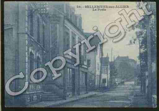 Ville de BELLERIVESURALLIER Carte postale ancienne