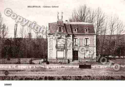 Ville de BELLEVILLE Carte postale ancienne